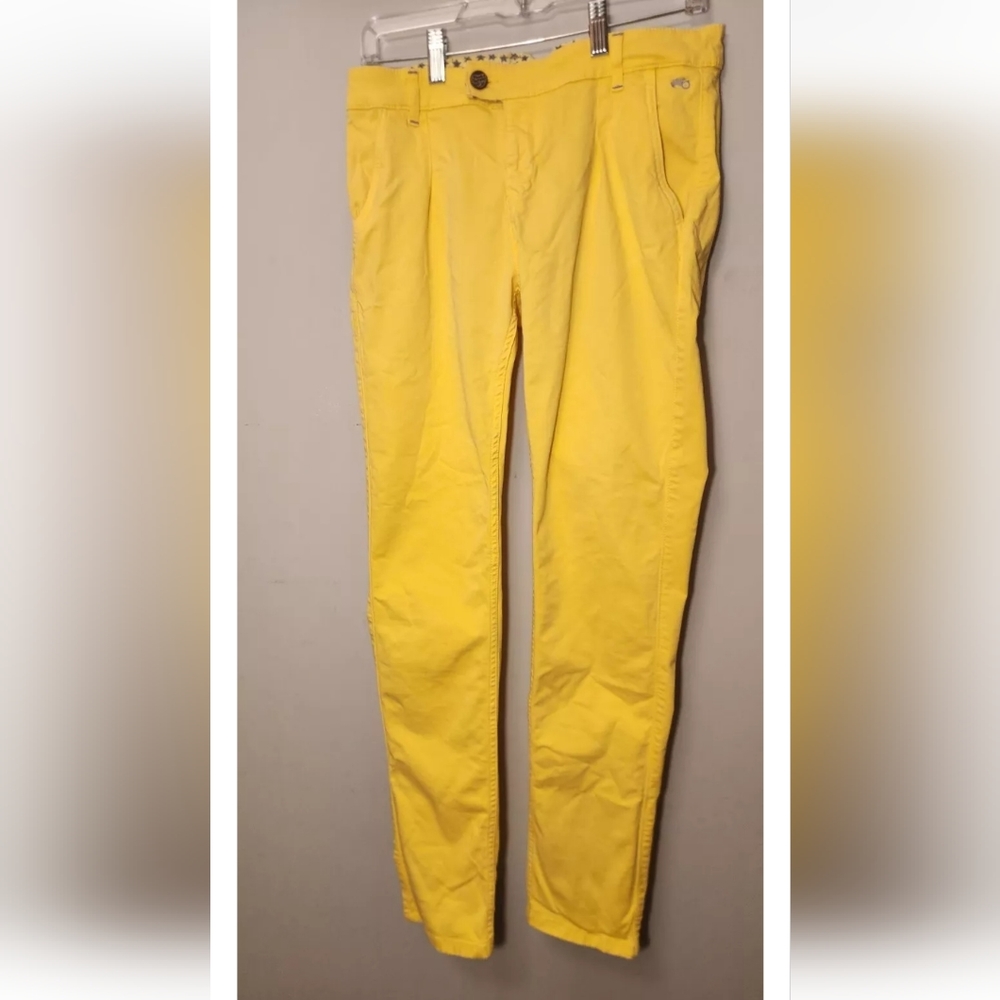 Moods Of Norway Women's Bright Yellow Pants Jeans Trouser 26x32